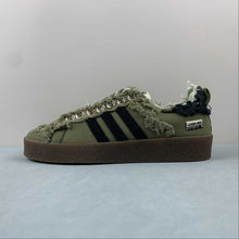 Cargar imagen en el visor de la galería, Adidas Campus 80s Song for the Mute Olive Core Black Acid Yellow ID4792