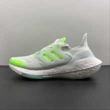 Cargar imagen en el visor de la galería, Adidas UltraBoost 22 White Fluorescent Green GX5926