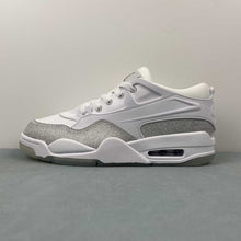 Cargar imagen en el visor de la galería, Air Jordan 4 RM White Silver Gray HQ3441-111