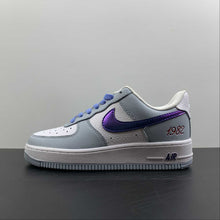 Cargar imagen en el visor de la galería, Air Force 1 07 Low White Grey Bright Blue CW1888-609