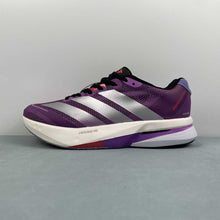 Cargar imagen en el visor de la galería, Adizero Boston 13 Purple Burst Silver Metallic Lucid Red JS4943
