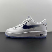 Cargar imagen en el visor de la galería, Air Force 1 07 Low White Midnight Blue Metallic Gold CO3363-366