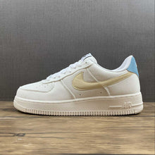 Cargar imagen en el visor de la galería, Air Force 1 07 Low Rice White Navy Blue Yellow DG2296-006