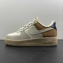 Cargar imagen en el visor de la galería, Air Force 1 07 Low White Navy Blue Brown BS8871-107