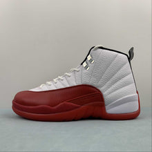 Cargar imagen en el visor de la galería, Air Jordan 12 Retro Cherry White Black Varsity Red CT8013-116