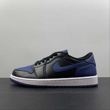 Cargar imagen en el visor de la galería, Air Jordan 1 Retro Low OG Black Mystic Navy-White CZ0790-041