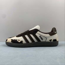 Cargar imagen en el visor de la galería, Adidas Samba OG Notitle Cow Print Brown Cream Dark Gum ID6024