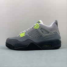 Cargar imagen en el visor de la galería, Air Jordan 4 Retro Neon Cool Grey Volt Wolf Anthracite CT5342-007