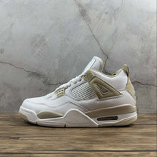 Cargar imagen en el visor de la galería, Air Jordan 4 Retro GG Linen Blue Light White Boarder Sand 487724-118