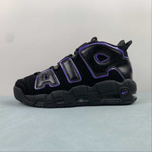 Cargar imagen en el visor de la galería, Air More Uptempo 96 Black Action Grape Gold Metallic DV1879-001