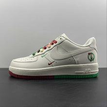 Cargar imagen en el visor de la galería, Air Force 1 07 Low Boston Celtics Magician Cream White Green Red BO8569-034