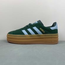 Cargar imagen en el visor de la galería, Adidas Gazelle Bold Collegiate Green Light Blue HO6123