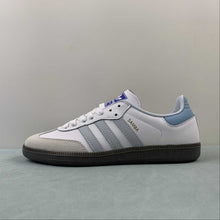 Cargar imagen en el visor de la galería, Adidas Samba OG Core White Halo Blue Gum ID2055