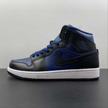 Cargar imagen en el visor de la galería, Air Jordan 1 Mid Split French Blue Black White DR0501-401