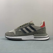 Cargar imagen en el visor de la galería, Adidas ZX 500 RM Grey Four Scarlet White B42204