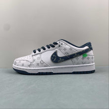 Cargar imagen en el visor de la galería, SB Dunk Low LV White Dark blue LV0526-593