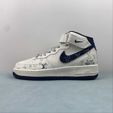 Cargar imagen en el visor de la galería, Air Force 1 07 Mid LV Blue Off White DV9988-400