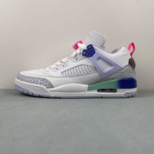 Cargar imagen en el visor de la galería, Air Jordan Spizike Low Dongdan White Indigo Burst Palest Purple HF5758-151