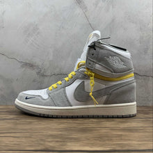 Cargar imagen en el visor de la galería, Air Jordan 1 High Switch Light Smoke Gray Tour Yellow CW6576-100