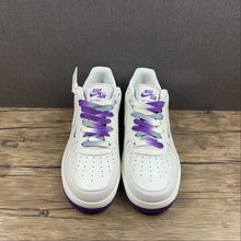 Cargar imagen en el visor de la galería, Air Force 1 07 Low Sacramento Kings Rice White Grey Purple NK6928-205