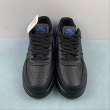 Cargar imagen en el visor de la galería, Air Force 1 07 Low Black Blue CI9553-021