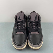 Cargar imagen en el visor de la galería, A Ma Maniere x Air Jordan 3 Retro Black Flat Pewter Violet Ore FZ4811-001