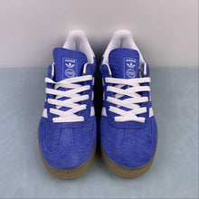 Cargar imagen en el visor de la galería, Adidas Gazelle Indoor Scarlet Blue Fusion Cloud White Gold Metallic HQ8717