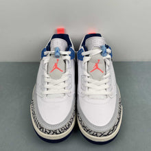 Cargar imagen en el visor de la galería, Air Jordan Spizike Low White Pure Platinum Blue Void Hot Lava FQ1759-110