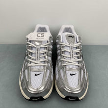 Cargar imagen en el visor de la galería, Nike P-6000 White Metallic Silver Flat Silver Black CD6404-105