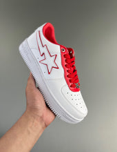 Cargar imagen en el visor de la galería, BAPE STA Patent Leather White Red