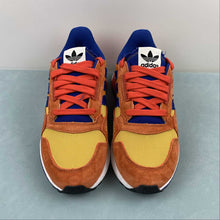 Cargar imagen en el visor de la galería, Dragon Ball Z x Adidas ZX 500 RM Son Goku Res Royal Collegiate Hi Orange Red D97046