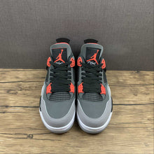 Cargar imagen en el visor de la galería, Air Jordan 4 Retro Infrared 23 Black Dark Grey Cement Grey DH6927-061