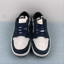 Cargar imagen en el visor de la galería, Travis Scott x Air Jordan 1 Low OG Suede Dark Green Blue DM7866-819