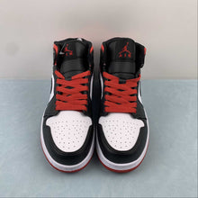 Cargar imagen en el visor de la galería, Air Jordan 1 Mid Gym Red Black Toe DQ8426-106