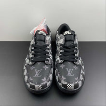 Cargar imagen en el visor de la galería, Air Jordan 1 Retro Low OG SP “Travis Scott and Louis Vuitton” Black Check Barb DM7866-662