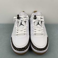 Cargar imagen en el visor de la galería, Air Jordan Spizike Low Black White Metallic Gold HJ9019-100