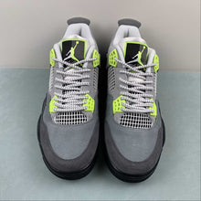 Cargar imagen en el visor de la galería, Air Jordan 4 Retro Neon Cool Grey Volt Wolf Anthracite CT5342-007