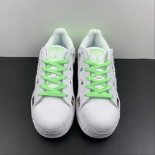 Cargar imagen en el visor de la galería, Adidas Superstar Cloud White Green HO5668