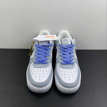 Cargar imagen en el visor de la galería, Air Force 1 07 Low White Grey Bright Blue CW1888-609