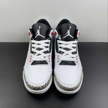 Cargar imagen en el visor de la galería, Air Jordan 3 Retro Infrared 23 White Black Cement Red 136064-123
