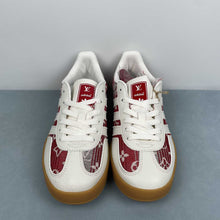 Cargar imagen en el visor de la galería, Adidas Gazelle x Louis Vuitton Monogram Red White SC9207-734