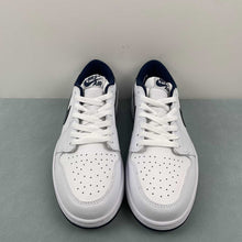 Cargar imagen en el visor de la galería, Air Jordan 1 Retro Low 85 White Metallic Navy FB9933-141