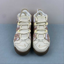 Cargar imagen en el visor de la galería, Air More Uptempo GS Coconut Milk Team Gold Gum Dark Brown DX1939-100