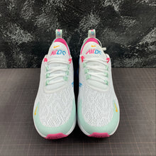 Cargar imagen en el visor de la galería, Air Max 270 White Laser Fuchsia Teal Tint Blue Fury CJ0568-100