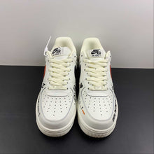 Cargar imagen en el visor de la galería, Air Force 1 07 Low You Love Still I Beige Red Black Customised CW2288-226