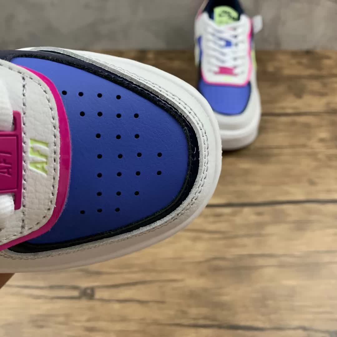 nike air force 1 shadow white sapphire barely volt original