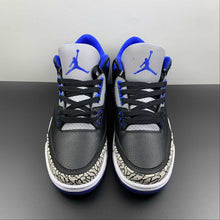 Cargar imagen en el visor de la galería, Air Jordan 3 Retro Sport Blue Black Wolf Grey 136064-007