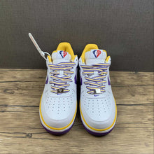Cargar imagen en el visor de la galería, Air Force 1 07 Low 75th Anniversary NBA White Purple Yellow DC8864-001