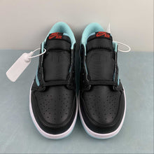 Cargar imagen en el visor de la galería, Travis Scott x Air Jordan 1 Low OG Black Blue DM7866-701