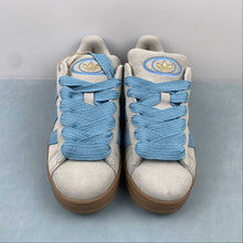 Cargar imagen en el visor de la galería, Adidas Campus 00s Putty Gray Preloved Blue Gold Metallic IE5588